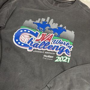 JVA World  Challenge Club Volleyball Crew Sweatshirt Size M Gray 2014 Kentucky